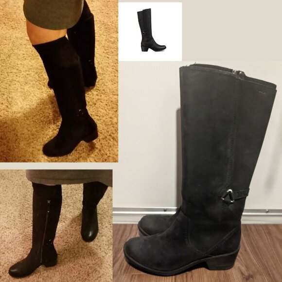Teva - Foxy Tall Waterproof Boots Leather Equestrian 1019224 | Size 8.5 | Black - Picture 12 of 12